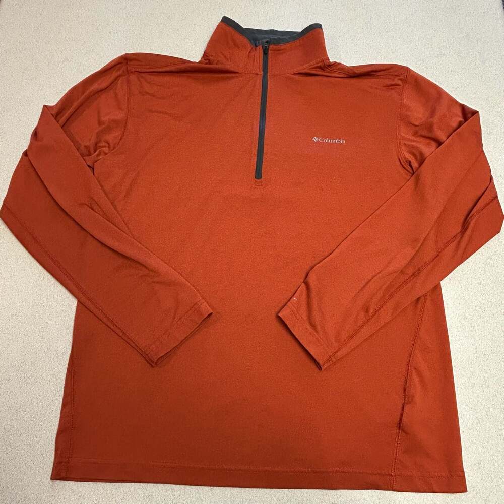 Columbia Omni-Wick Quarter Zip Pullover Shirt Size M